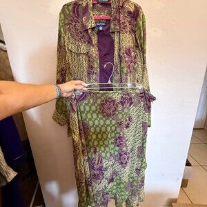 Evan-Picone 3-piece skirt set, 24W/3XL